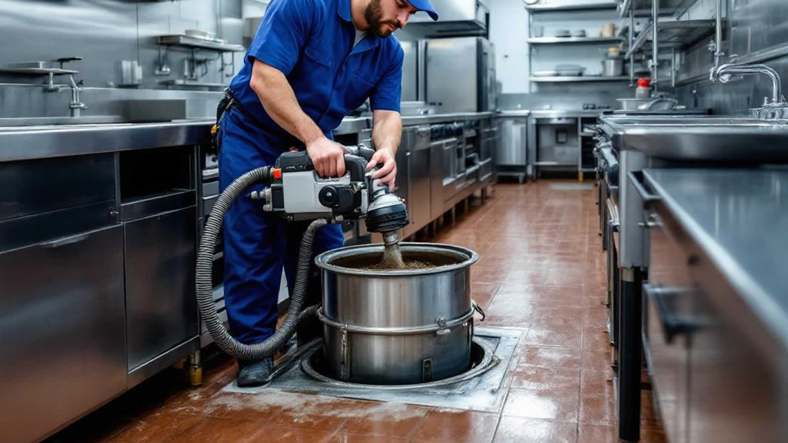 Vidange bac à graisse pour restaurants Paris & Île-de-France | IDF Pompage